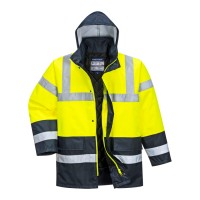 PARKA IMPERMEÁVEL AMARELO/AZUL ESC S466